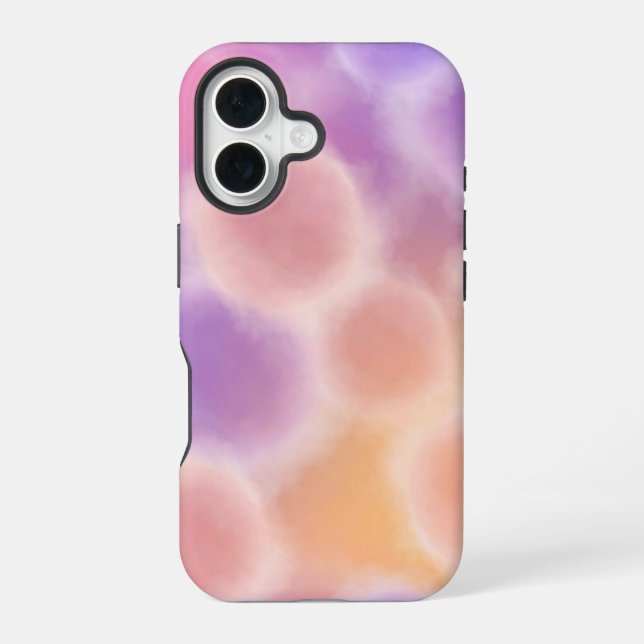 Funda Para iPhone 16  Dreamy Aura Gradient Pastel Aura Case (Reverso )