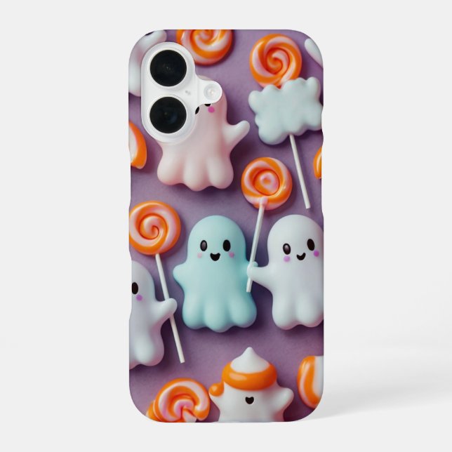 Funda Para iPhone 16 Dulces Fantasmas (Reverso )