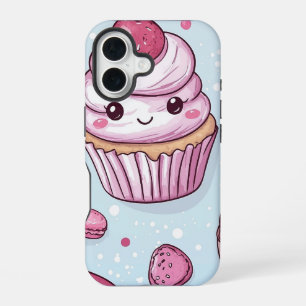 Funda Para iPhone 16 Dulces Kawaii: Estuche para teléfono anime de post