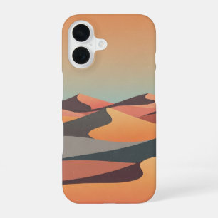 Funda Para iPhone 16 Dunas arenosas vintage
