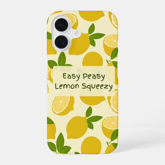 Funda Para iPhone 16 Easy Peasy Lemon Squeezy (Reverso )