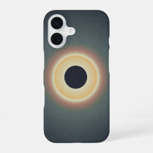 Funda Para iPhone 16 Eclipse solar retro minimalista