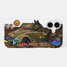 Funda Para iPhone 16 Edición RHINO de Squid Fear City 
