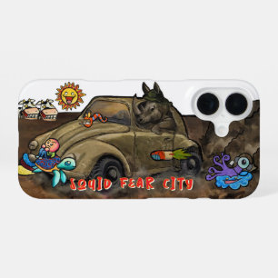Funda Para iPhone 16 Edición RHINO de Squid Fear City