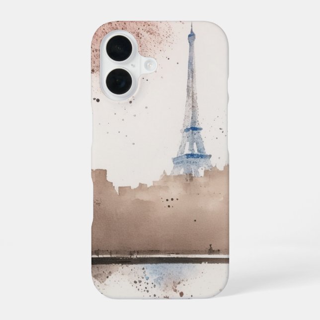 Funda Para iPhone 16 Ein Hauch von Paris - Aquarell -  (Reverso )