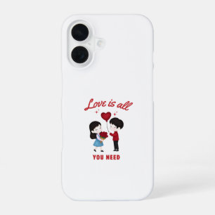 Funda Para iPhone 16 El Amor Es Todo Lo Que Necesitas