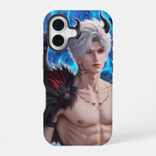 Funda Para iPhone 16 El Ángel Oscuro del Síndrome, el Amor y el Deepspa