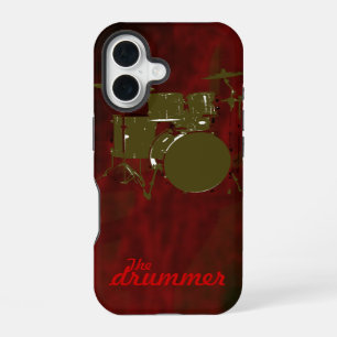 Funda Para iPhone 16 el baterista genial rojo