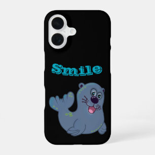 Funda Para iPhone 16 El Sello de Tela En Zazzle Personaje Logo Mascota