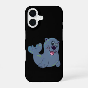 Funda Para iPhone 16 El Sello de Tela En Zazzle Personaje Logo Mascota