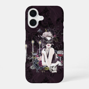 Funda Para iPhone 16 El vampiro Moody Gothic Vampy Glam Pale Piel