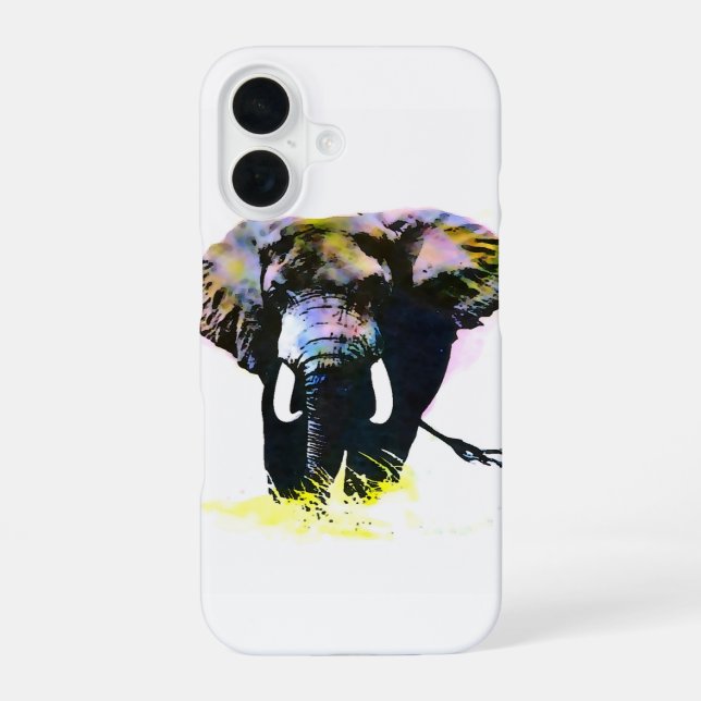 Funda Para iPhone 16 Elefante (Reverso )