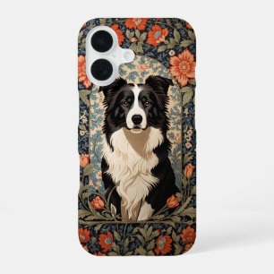 Funda Para iPhone 16 Elegante frontera inspirada por el Collie William