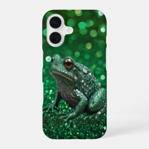 Funda Para iPhone 16 Emergencia Encantadora: La Rana Destello Verde