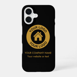 Funda Para iPhone 16 Empresa de logotipos comerciales personalizados y 