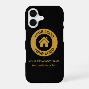 Funda Para iPhone 16 Empresa de logotipos comerciales personalizados y 
