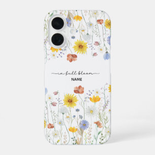 Funda Para iPhone 16 En Bloom Completo - Floral de flores silvestres pe