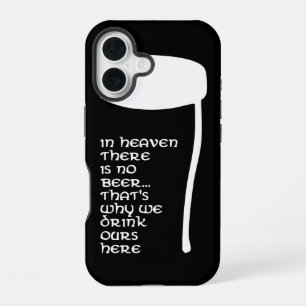 Funda Para iPhone 16 En el cielo no hay cerveza