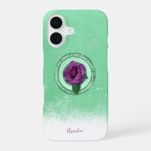 Funda Para iPhone 16 En flor  (Reverso )
