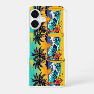 Funda Para iPhone 16 En verano podrá sumergirse en las vibrantes habita