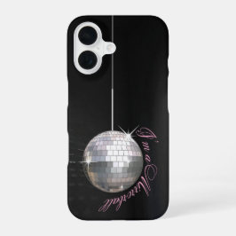 Funda Para iPhone 16 Encuéntrame en la bola de discoteca