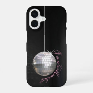 Funda Para iPhone 16 Encuéntrame en la bola de discoteca