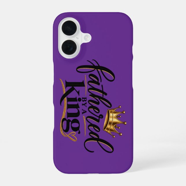 Funda Para iPhone 16 Engendrado por un Rey (Reverso )