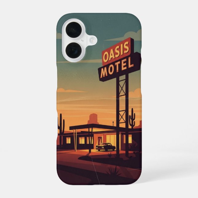 Funda Para iPhone 16 Entrada del Motel (Reverso )