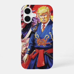 Funda Para iPhone 16 Epic Trump Samurai Anime
