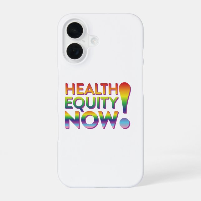 Funda Para iPhone 16 ¡Equidad de salud ahora! Funda para móvil (Reverso )