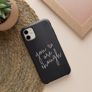 Funda Para iPhone 16 Eres Suficiente Cita Inspiradora con Letras a Ma