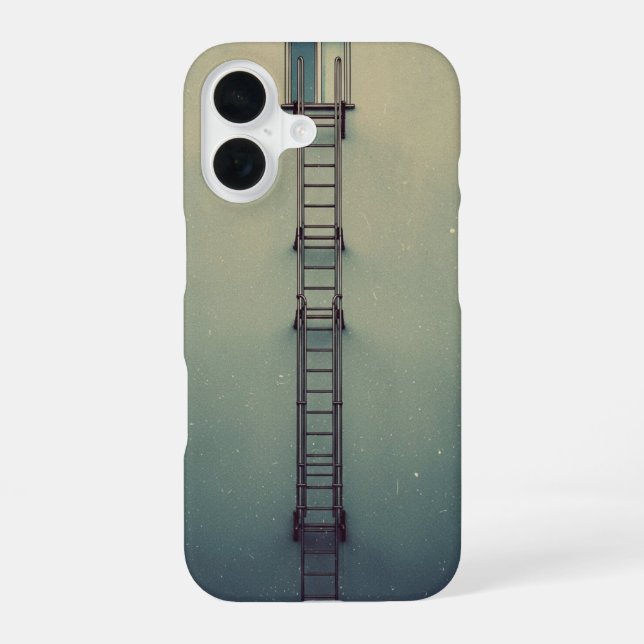 Funda Para iPhone 16 Escalera de escape de incendios retro (Reverso )