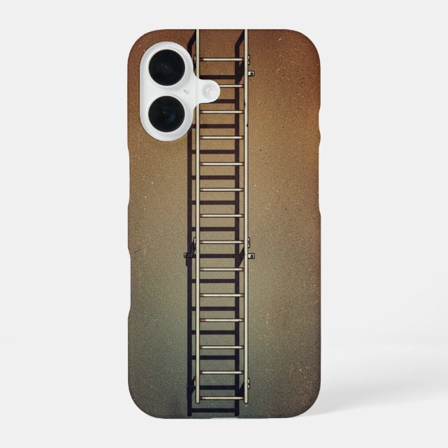 Funda Para iPhone 16 Escalera de escape de incendios retro (Reverso )
