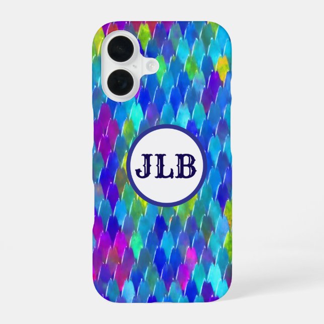 Funda Para iPhone 16 Escamas de dragón (Reverso )