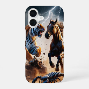 Funda Para iPhone 16 Escena de batalla épica