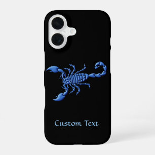 Funda Para iPhone 16 Escorpión Azul