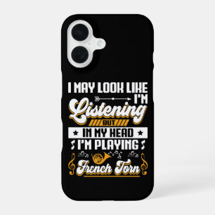Funda Para iPhone 16 Escuchando Divertido En Mi Cabeza Estoy Tocando Tr