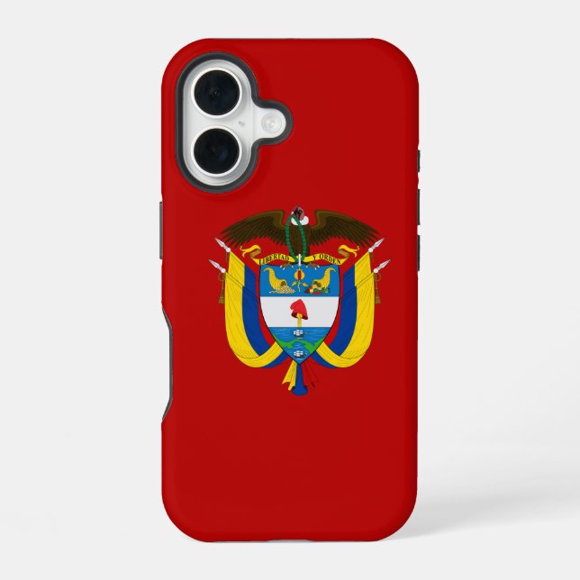 Funda Para iPhone 16 Escudo de armas de Colombia (Reverso )