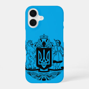 Funda Para iPhone 16 Escudo de armas mayor de Ucrania