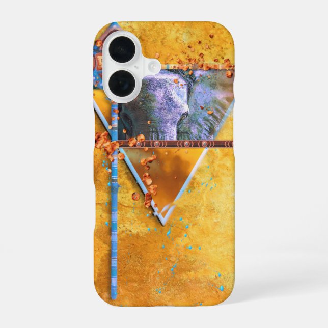 Funda Para iPhone 16 Escudo de Elefante "LA TRIBU PODEROSA" (Reverso )