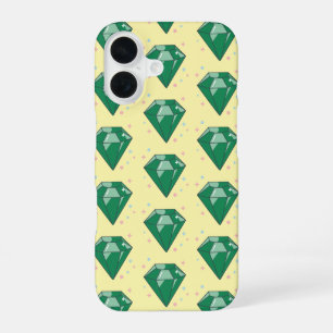 Funda Para iPhone 16 esmeralda verde vector