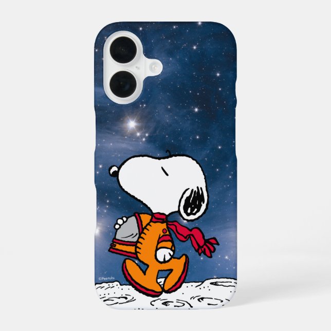 Funda Para iPhone 16 ESPACIO | Snoopy (Reverso )
