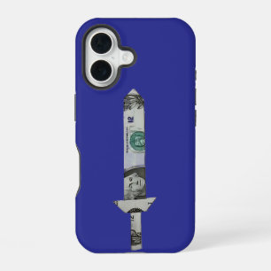 Funda Para iPhone 16 espada de billetes de dólar