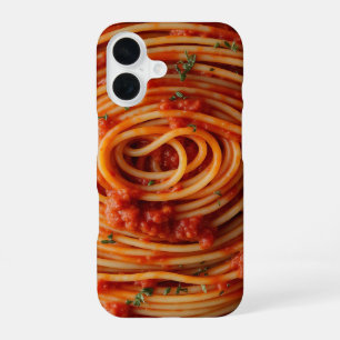Funda Para iPhone 16 Espaguetis con Salsa de Tomate divertido