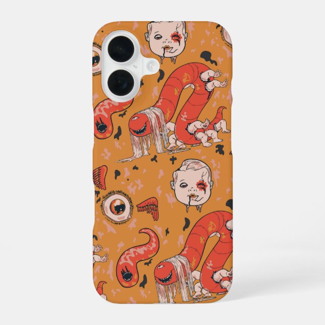 Funda Para iPhone 16 Espectáculo de pesadilla (Reverso )