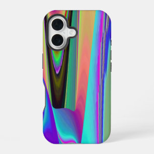 Funda Para iPhone 16 Espíritu de brisa de verano, arte de arcoíris abst