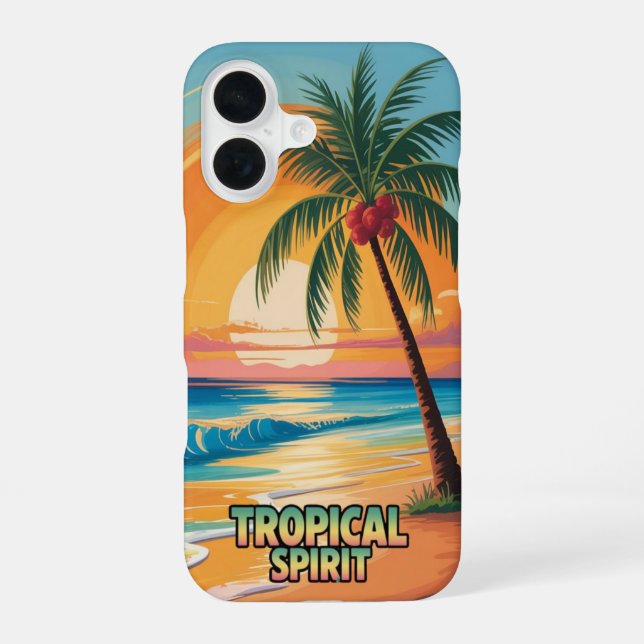 Funda Para iPhone 16 Espíritu Tropical (Reverso )