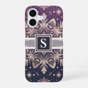 Funda Para iPhone 16 Esplendor de Copo de Nieve Nórdico