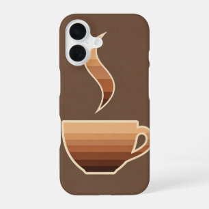 Funda Para iPhone 16 Espresso minimalista vintage