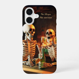 Funda Para iPhone 16 Esqueletos en un bar